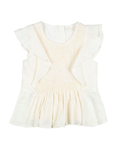 CHLOÉ Top Ivory 100% Linen