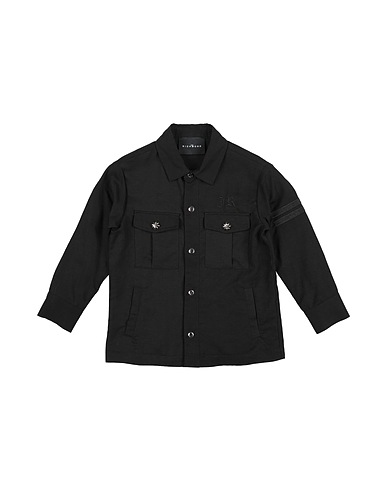 JOHN RICHMOND Camisa estampada Negro 53% Viscosa, 47% Lino