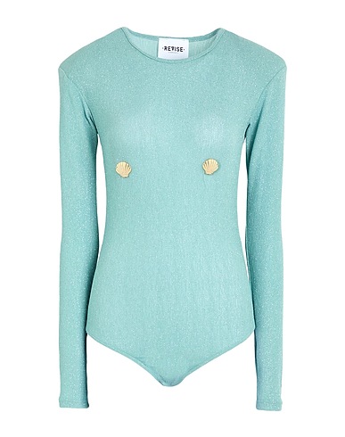REVISE CONCEPT TOPS & TEES Turquoise 95% Polyester, 5% Elastane