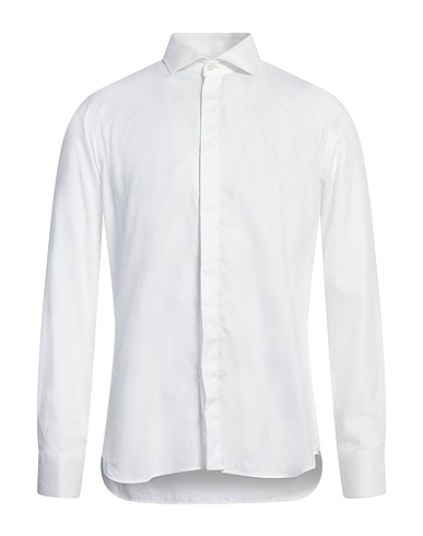 ALEA Solid colour shirt White 100% Cotton