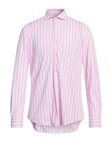 BRIAN DALES Camicia a righe Rosa 87% Poliammide, 13% Elastan