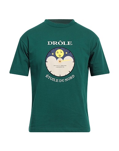 DRÔLE DE MONSIEUR T-Shirt Dunkelgrün 100% Baumwolle