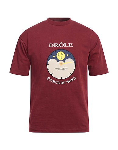DRÔLE DE MONSIEUR T-shirt Burgundy 100% Cotton