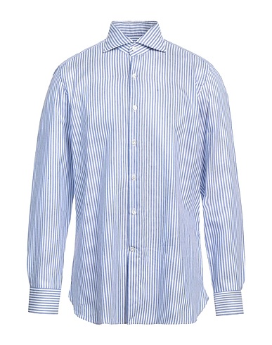 SONRISA Camicia a righe Blu chiaro 60% Cotone, 40% Lino