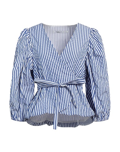 MAISON LAVINIATURRA Top Navy blue 100% Cotton