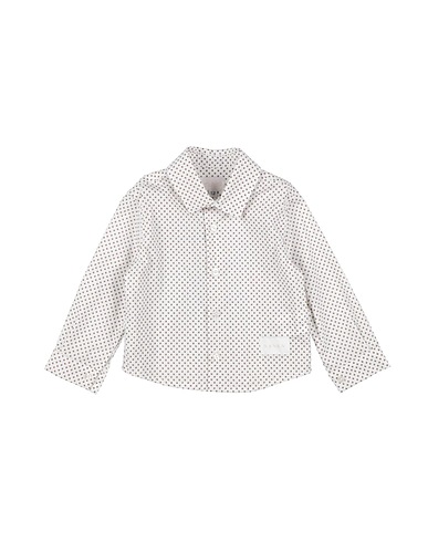 NANÁN Patterned shirts & blouses Off white 97% Cotton, 3% Elastane