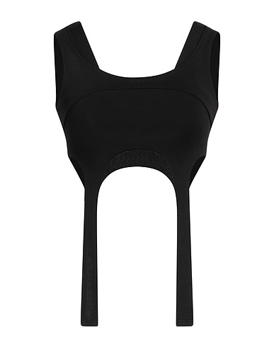 HELIOT EMIL Top Nero 92% Poliestere, 8% Elastan