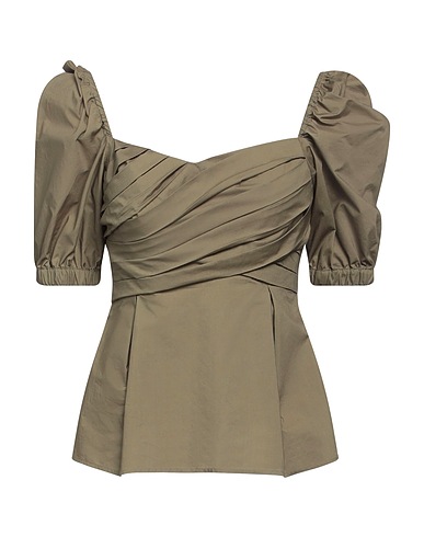 LIU •JO Tops VERDE MILITARE 100% Cotton