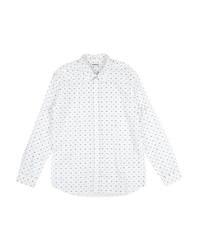 DONDUP Patterned shirt White 100% Cotton