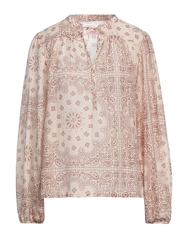 MC2 SAINT BARTH Top Beige 78% Cotton, 22% Silk