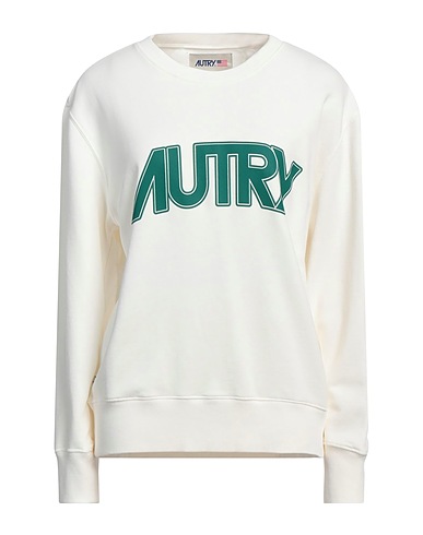 AUTRY Sweatshirt Off white 100% Cotton