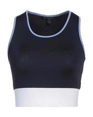 ARMANI EXCHANGE Top Blu navy 90% Poliammide, 10% Elastan