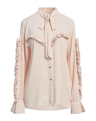 REVISE CONCEPT Solid color shirts & blouses Ivory 100% Polyester