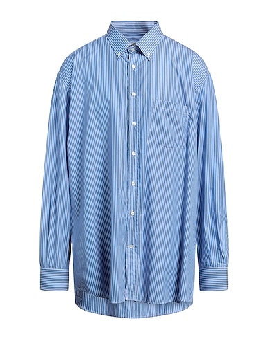 C. DE FRANCESCHI Striped shirt Blue 100% Cotton