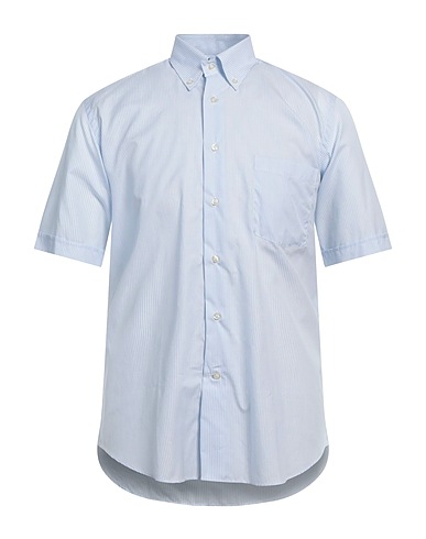JOHNN W. & EMERSON® Striped shirt Sky blue 100% Cotton