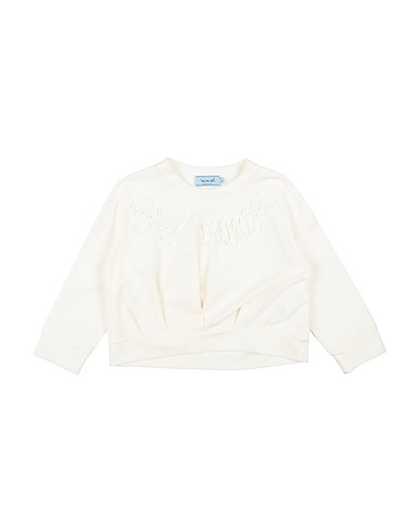 MIMISOL Sweatshirt Ivory 95% Cotton, 5% Elastane