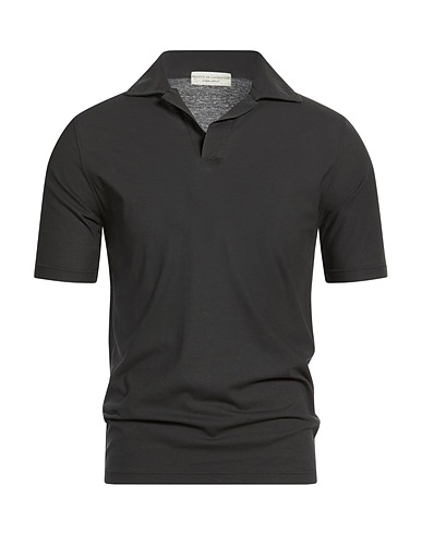 FILIPPO DE LAURENTIIS Polo shirt Charcoal 100% Cotton