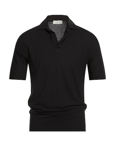FILIPPO DE LAURENTIIS Polo shirt NERO 100% Cotton