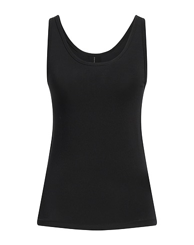 THOM KROM Vest Black 47% Cotton, 47% Modal, 6% Elastane