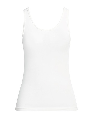 THOM KROM Tanktop Off white 47% Baumwolle, 47% Modal, 6% Elastan