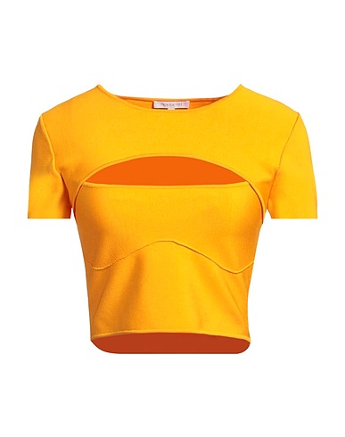PATRIZIA PEPE Crop top Marigold 58% Viscose, 22% Polyamide, 20% Elastane