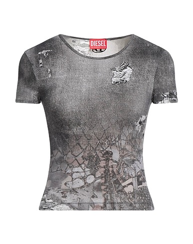 DIESEL T-shirt Antracite 85% Poliammide, 15% Elastan