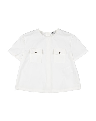 ELISABETTA FRANCHI Top White 100% Cotton
