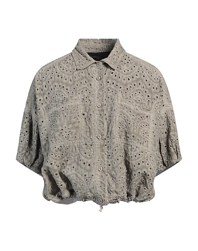 COLLECTION PRIVĒE? 無地シャツ&ブラウス コットン 100%