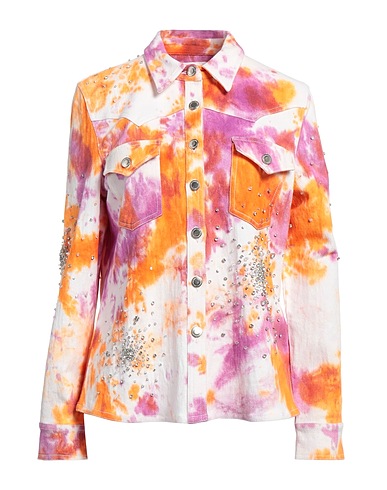 DES_PHEMMES Denim shirt Mauve 100% Cotton