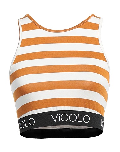 VICOLO Top Camel 95% Viscose, 5% Elastane