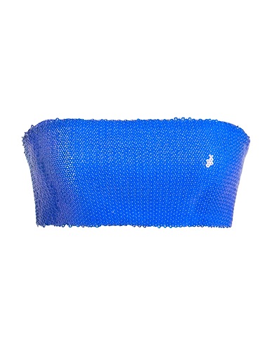 DAVID KOMA Top Bright blue 92% Polyamide, 8% Elastane