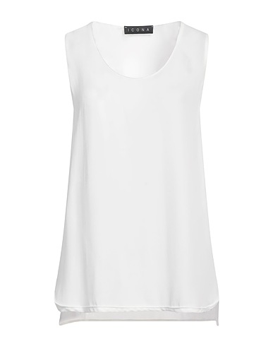 ICONA by KAOS Top White 100% Rayon