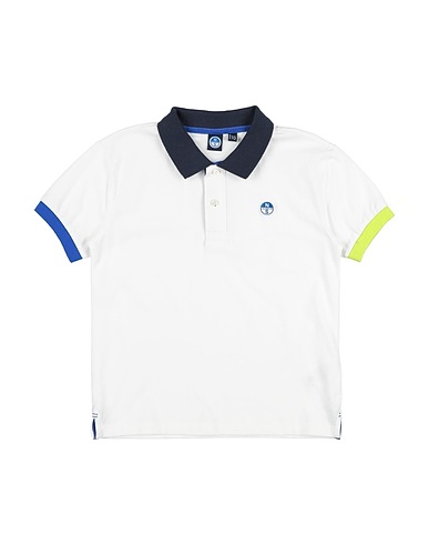 NORTH SAILS Polo Bianco 100% Cotone