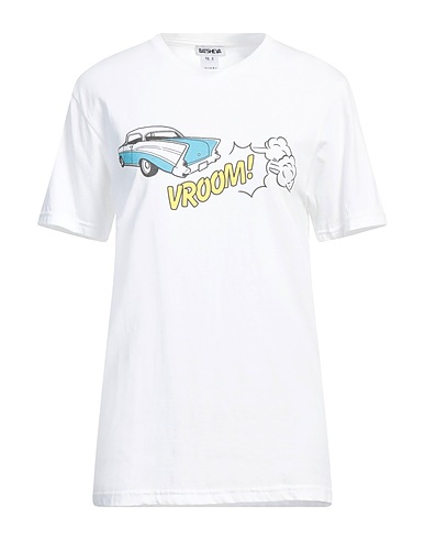 BATSHEVA T-shirt Ivory 100% Cotton