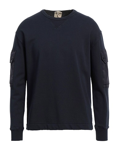 TEN C Felpa Blu navy 100% Cotone, Poliestere, Poliammide