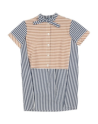 MIMISOL Patterned shirts & blouses Khaki 57% Polyester, 43% Cotton