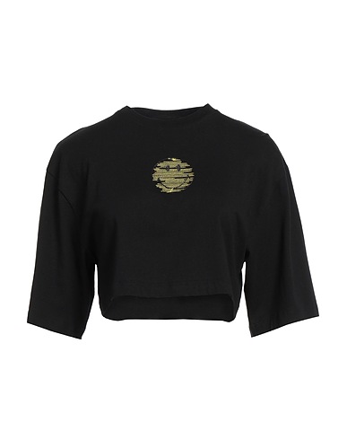 JOSHUA*S Crop top Black 100% Cotton