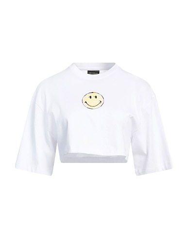 JOSHUA*S Crop top Bianco 100% Cotone