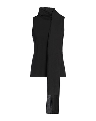 PIERANTONIO GASPARI Top Schwarz 100% Baumwolle