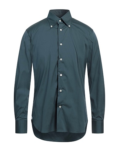 BORSA Chemise de couleur unie 78% Coton, 17% Polyamide, 5% Élasthanne