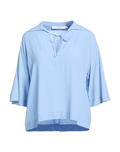19.70 NINETEEN SEVENTY Top Light blue 67% Lyocell, 33% Cotton, Acetate, Silk