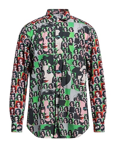 COMME des GARÇONS SHIRT Patterned shirt ANDY WARHOL Light grey 100% Cotton