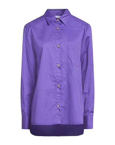 KAOS Solid colour shirts & blouses Purple 100% Cotton