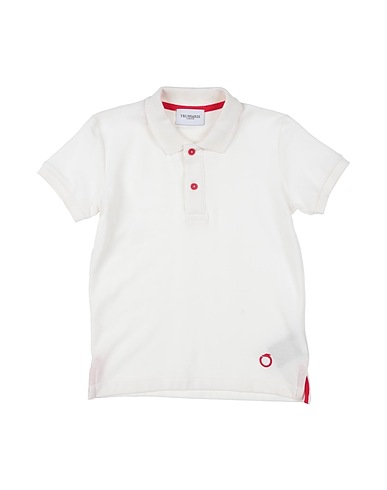 TRUSSARDI JUNIOR Polo shirt White 100% Cotton