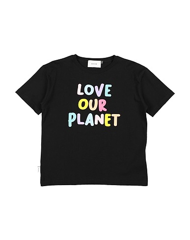 SHOE T-shirt Black 100% Cotton