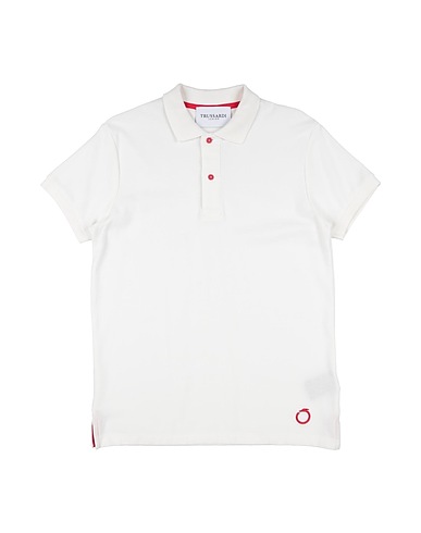 TRUSSARDI JUNIOR Polo BIANCO 100% Algodón