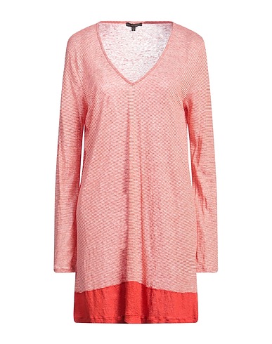 SCAGLIONE T-shirt Tomato red 100% Linen