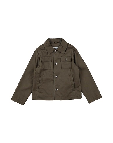 HERNO 無地シャツ ミリタリーグリーン コットン 100%