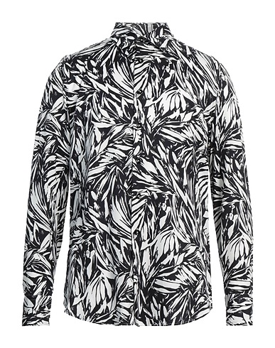 PT Torino Patterned shirt Black 100% Viscose