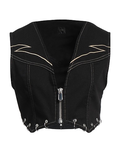 PINKO Vest Black 100% Cotton